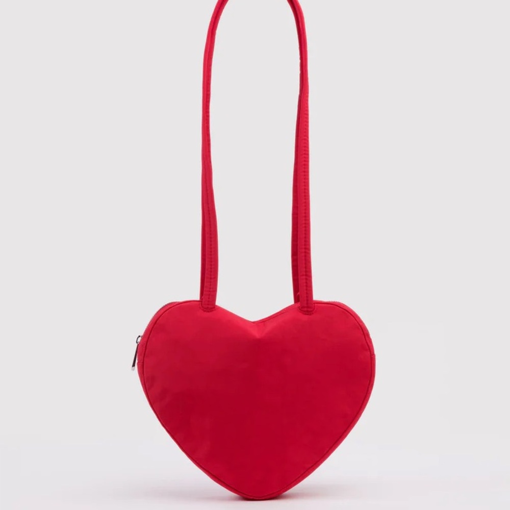 Baggu Nylon Heart Bag in Ruby Red NWT